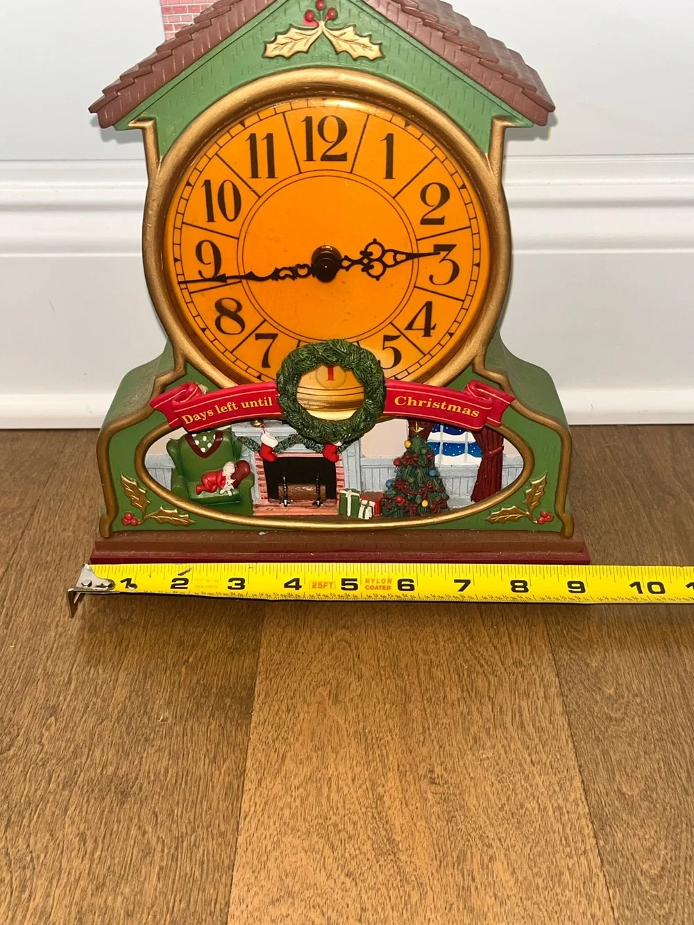 AVON 2007 ADVENT CLOCK: Musical Lights • Countdown Days Left Until Christmas